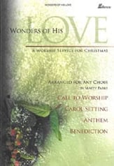 Wonders of His Love SATB Singer's Edition cover
